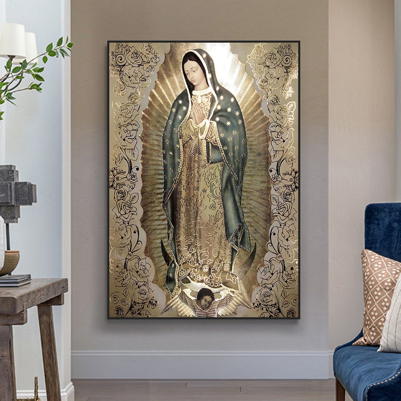Embroidery Icon - Retro Lady of Guadalupe 5D DIY
