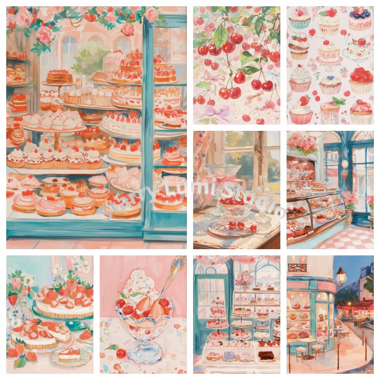 Embroidery Kitchen - DIY Diamond Art Painting Kits Cake