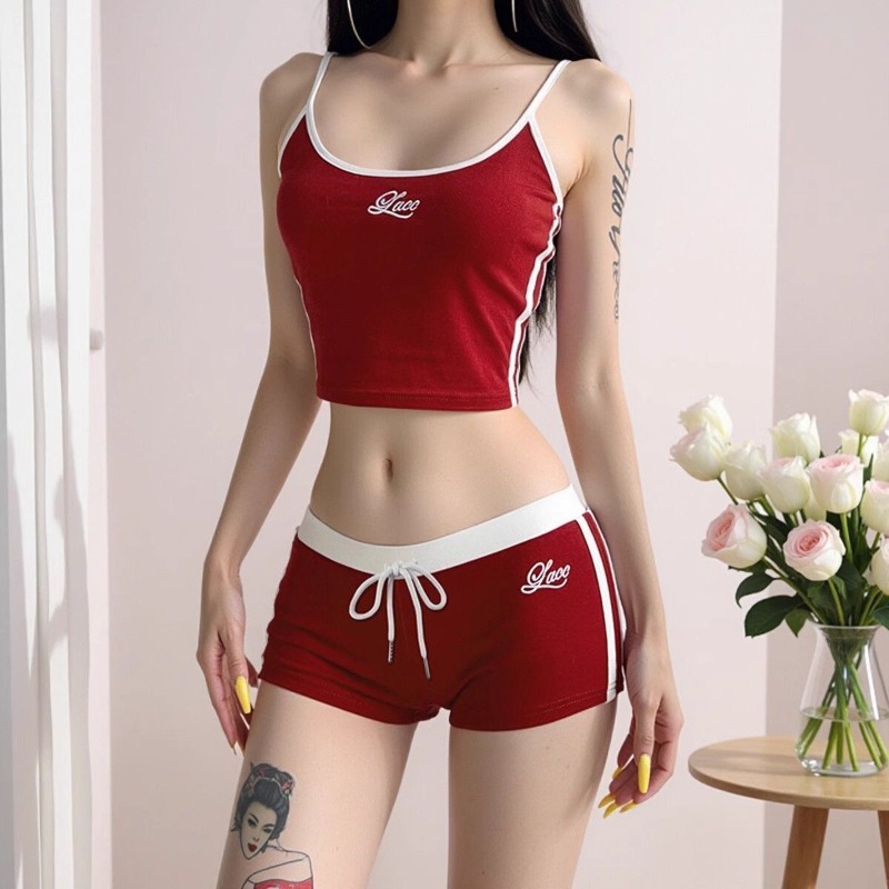 Embroidery Motif - Woman Matching Sets Patchwork Embroidery Letter