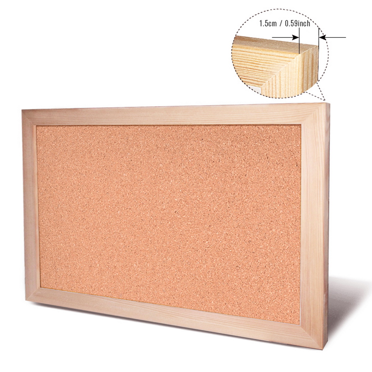 Vintage Pine Wood Frame Cork B - đánh giá và giá Frame Display Wood