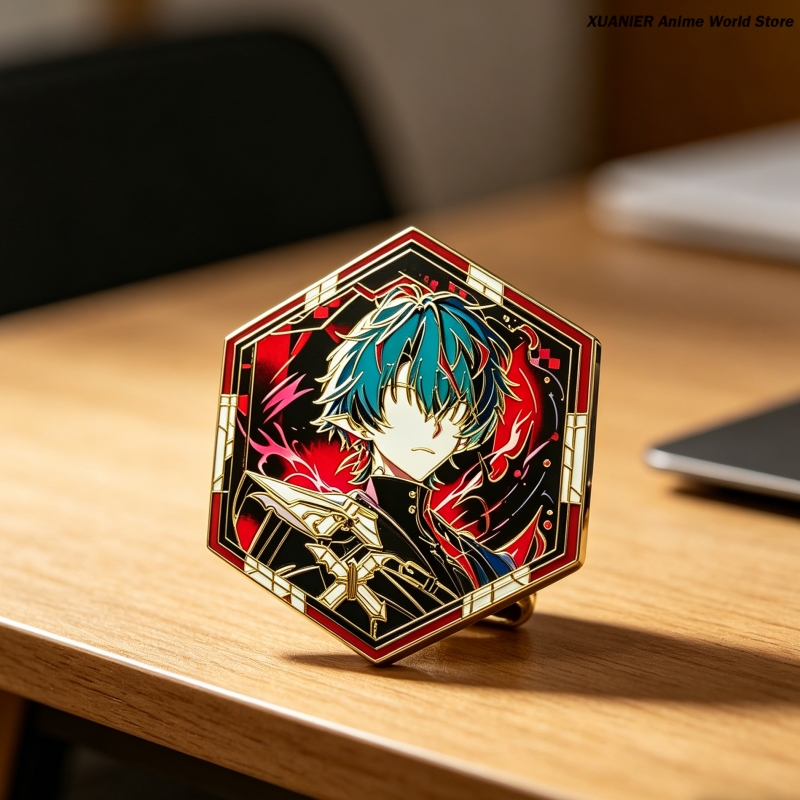 Anime Metal Badge Arknights:En - đánh giá và giá Embroidery Fabric