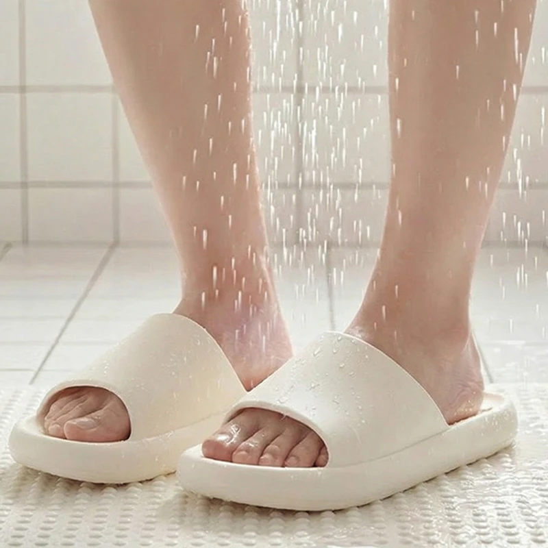 Hollow Out EVA Bathroom Shower - đánh giá và giá Embroidery Flat Shoes
