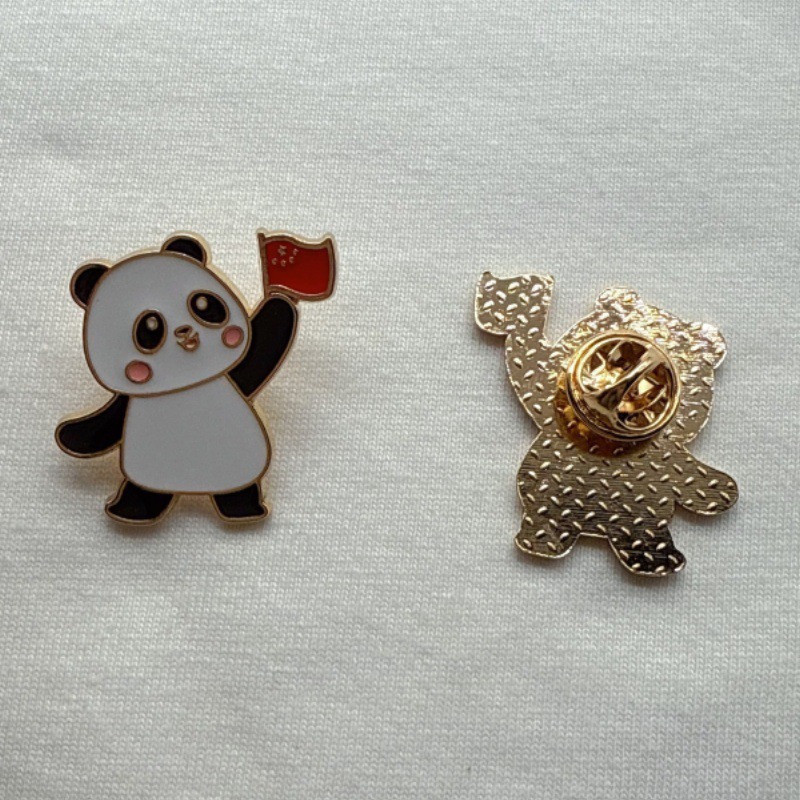 6pcs Cartoon China Panda Badge - đánh giá và giá Embroidery Fabric