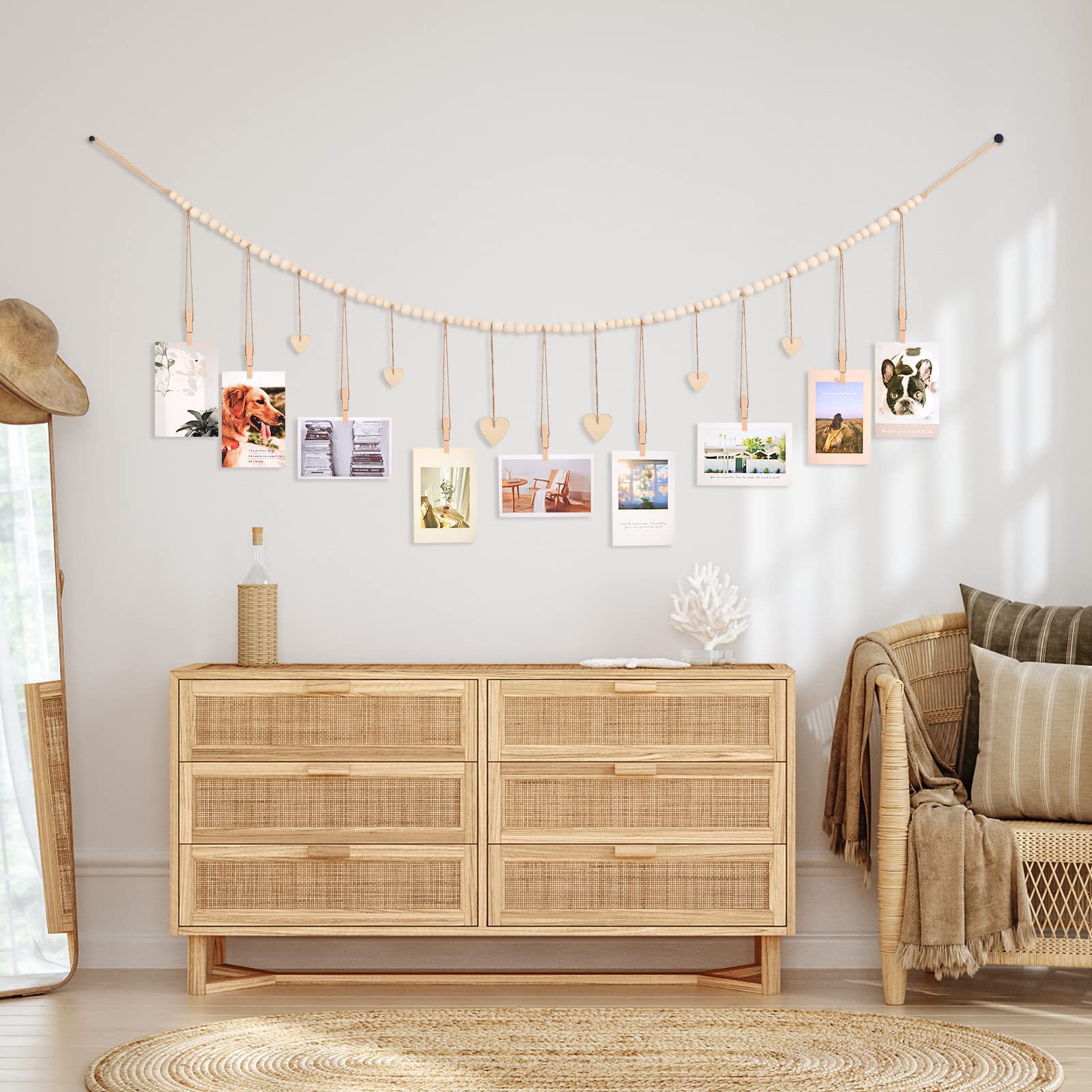 Hanging Photo Display Wall Dec - đánh giá và giá Frame Display Wood