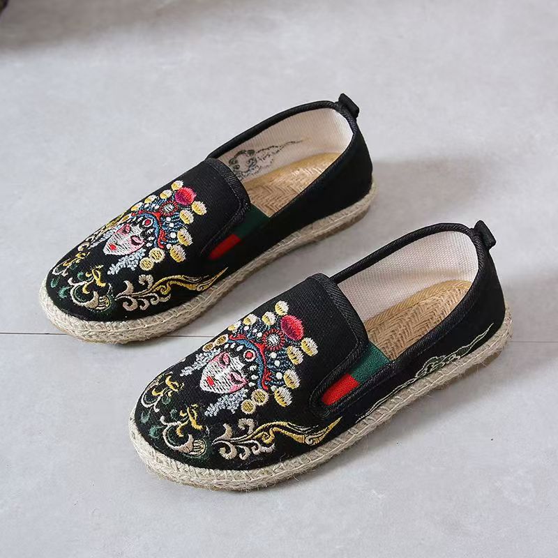 Women Flat Sole Embroidered Cl - đánh giá và giá Embroidery Fabric