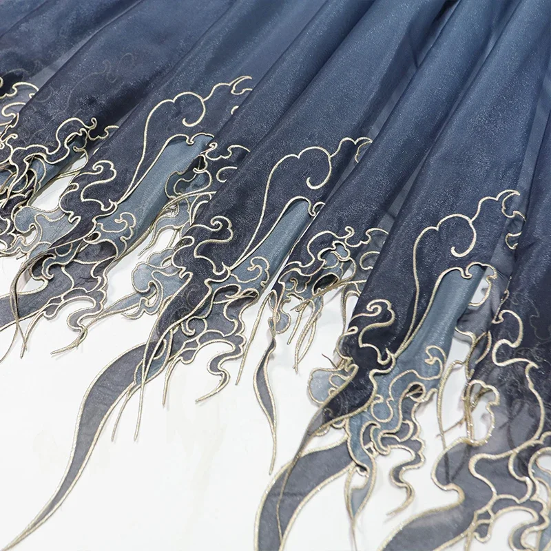 Chinese Style Embroidery Lotus - đánh giá và giá Embroidery Fabric
