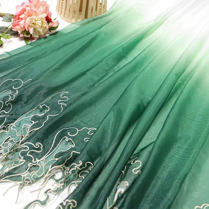 Chinese Style Embroidery Lotus - đánh giá và giá Embroidery Fabric