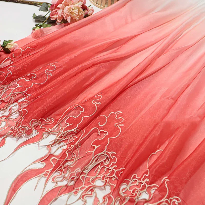 Chinese Style Embroidery Lotus - đánh giá và giá Embroidery Fabric