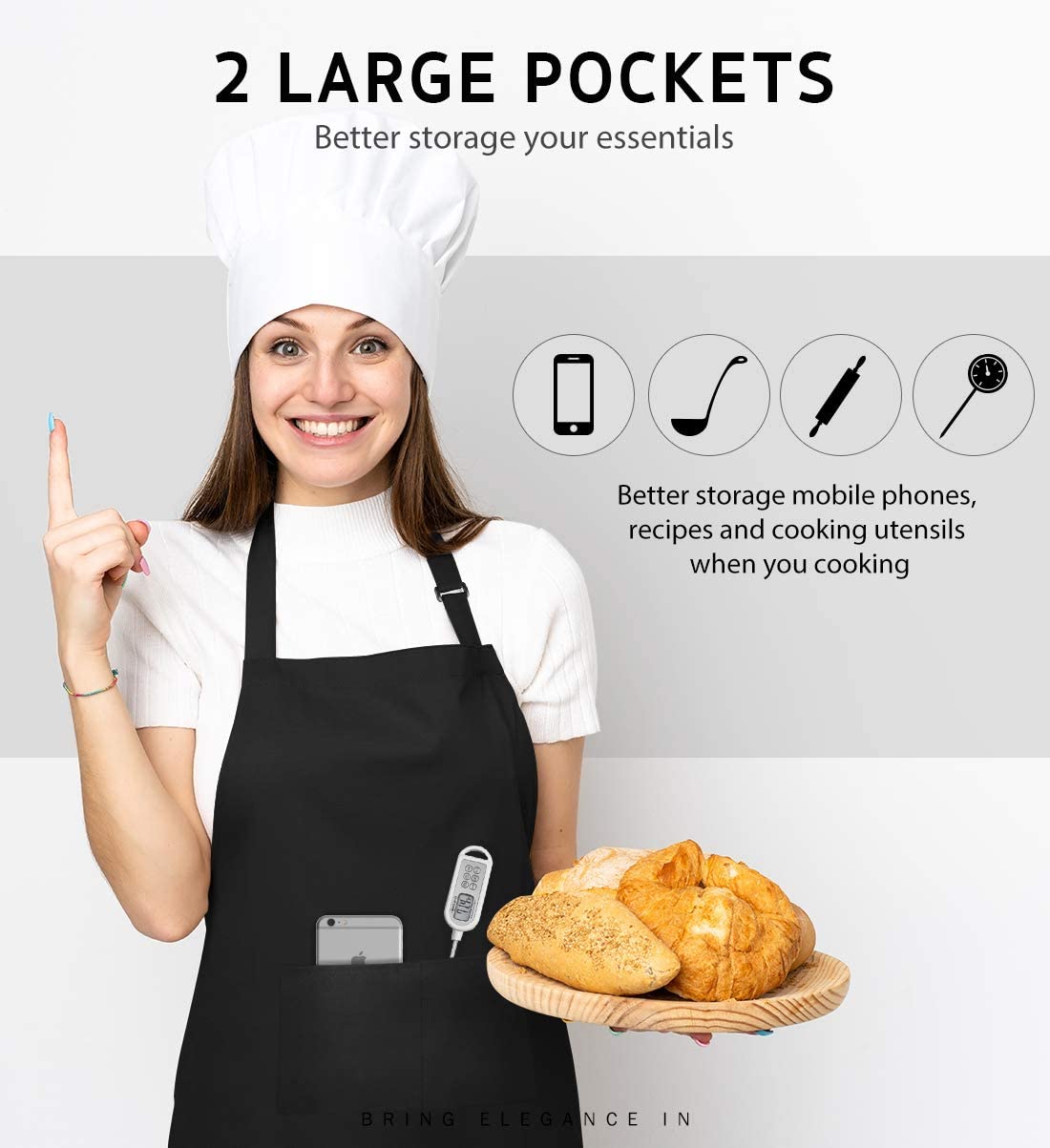 18 Colors Custom LOGO Aprons F - đánh giá và giá Embroidery Kitchen