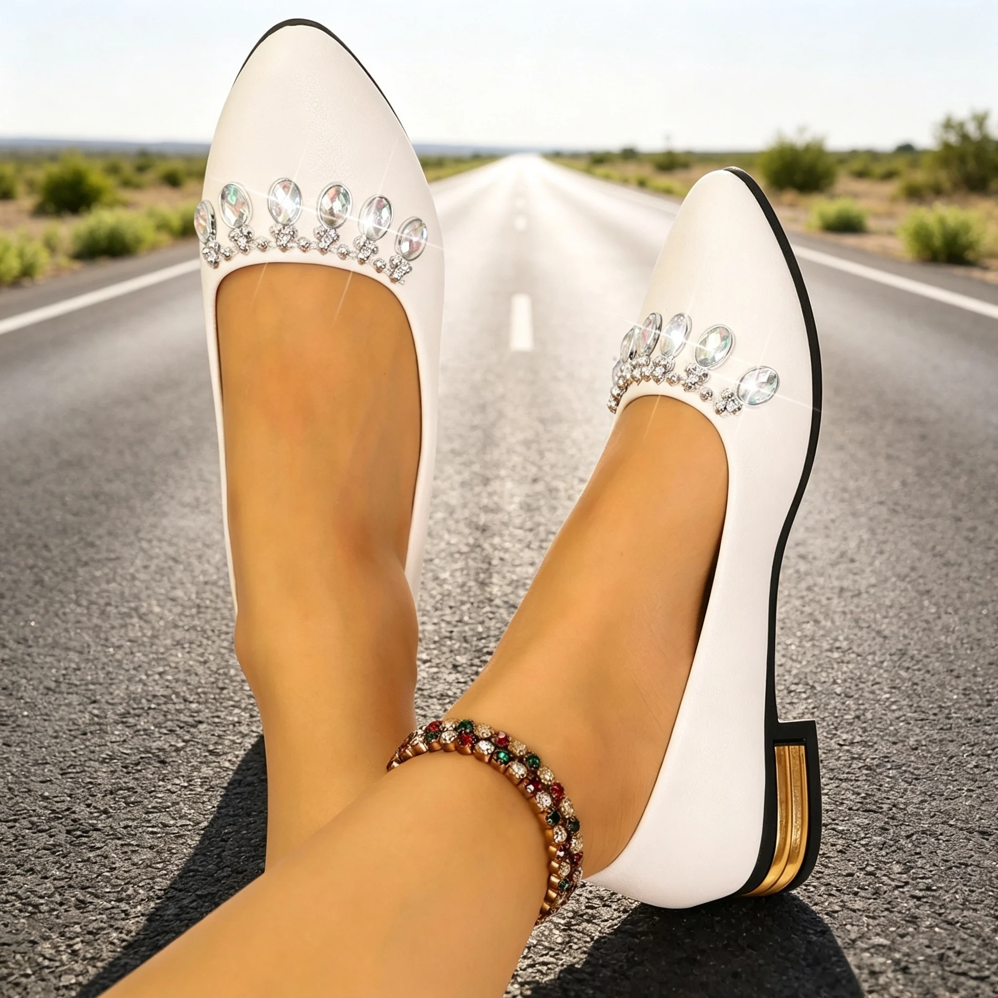 Women Flats Pointed Toe Ballet - đánh giá và giá Embroidery Flat Shoes