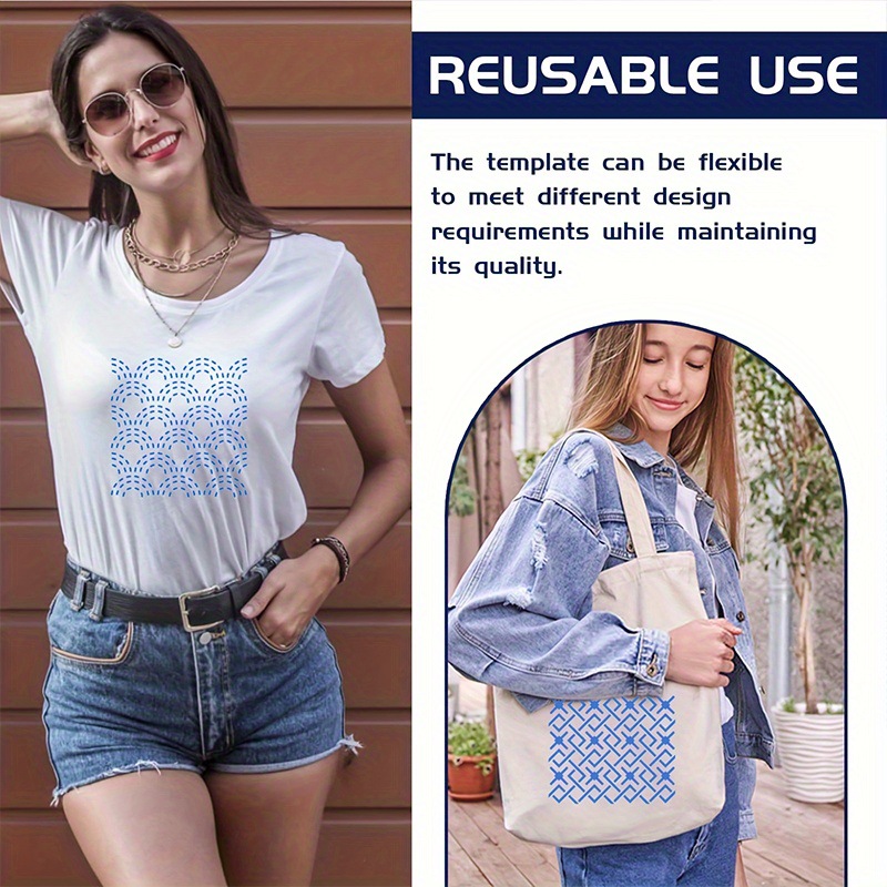 30Pcs Embroidery Templates DIY - đánh giá và giá Embroidery Yarns
