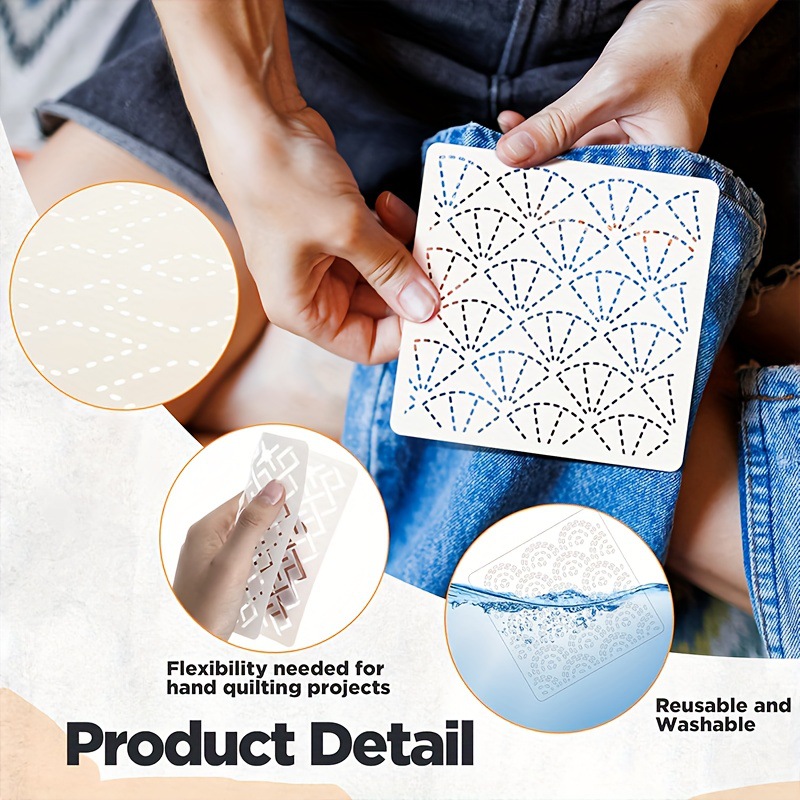 30Pcs Embroidery Templates DIY - đánh giá và giá Embroidery Yarns
