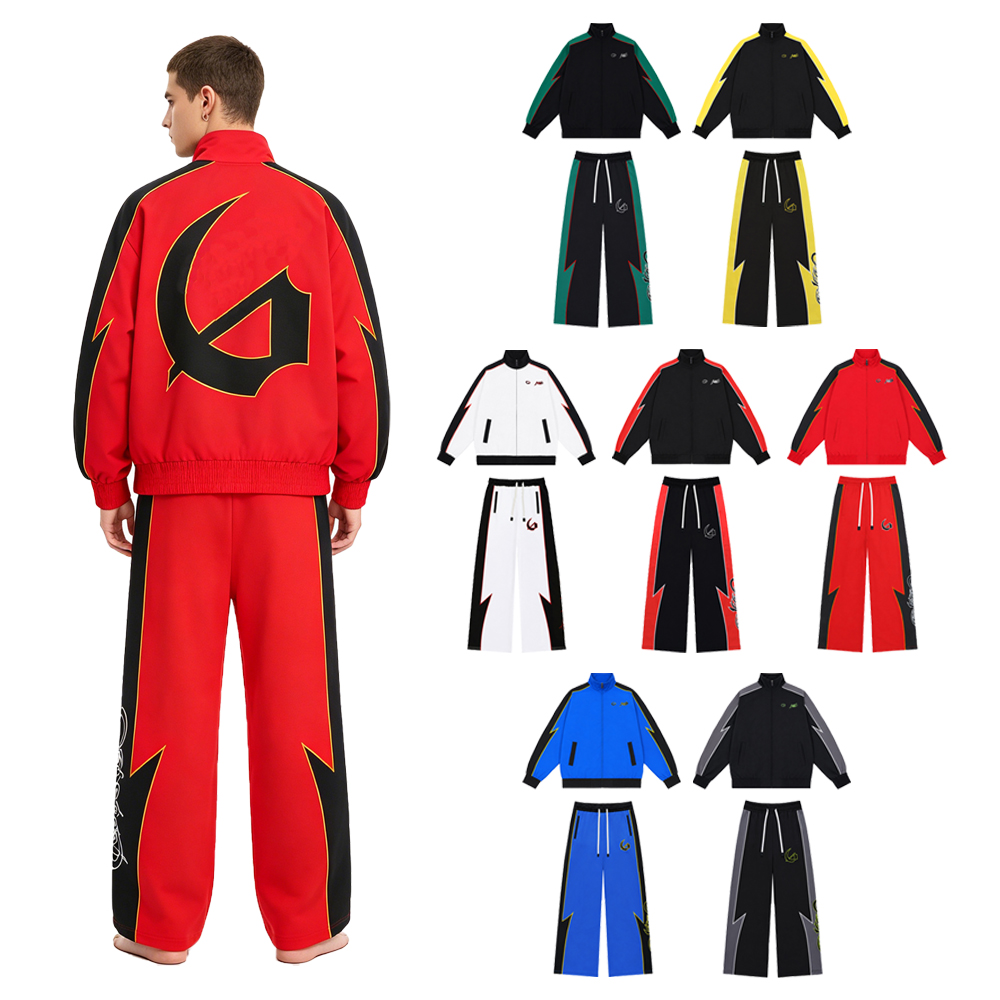 Y2k Streetwear Men's Sets Two  - đánh giá và giá Embroidery Style