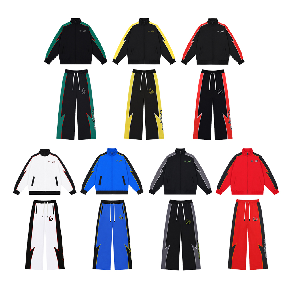 Y2k Streetwear Men's Sets Two  - đánh giá và giá Embroidery Style