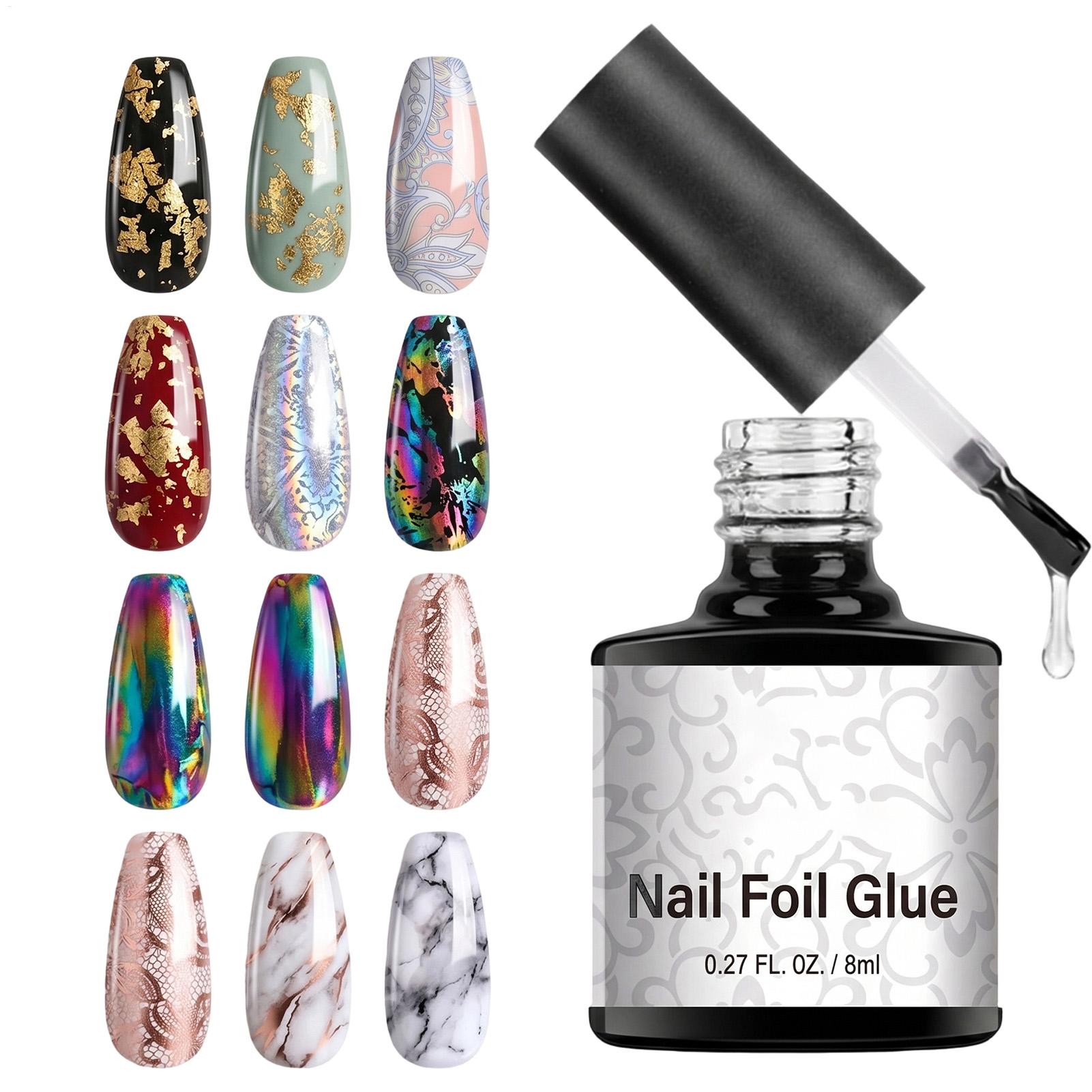 Nail Foil Glue 8ml Transfer Fo - đánh giá và giá Transfer Paper Carbon