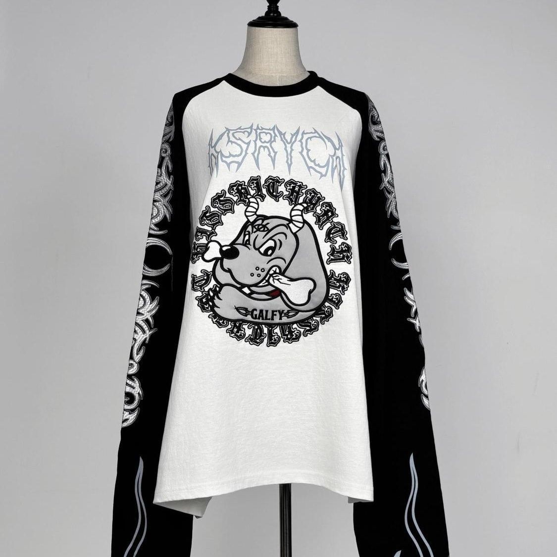 Y2K Japanese Harajuku Streetwe - đánh giá và giá Embroidery Tshirt