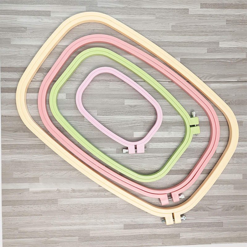 Màu Ngẫu Nhiên Vuông Vòng Tròn - đánh giá và giá Embroidery Hoop Square