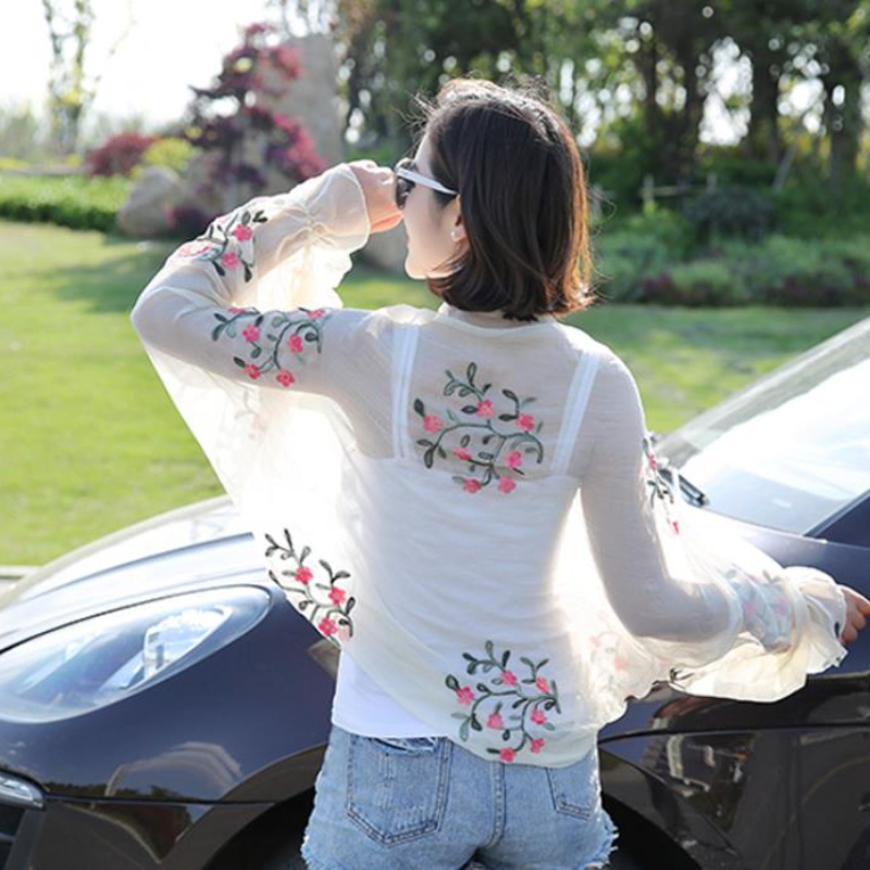 2025 Summer New Women Long Cas - đánh giá và giá Embroidery Tshirt