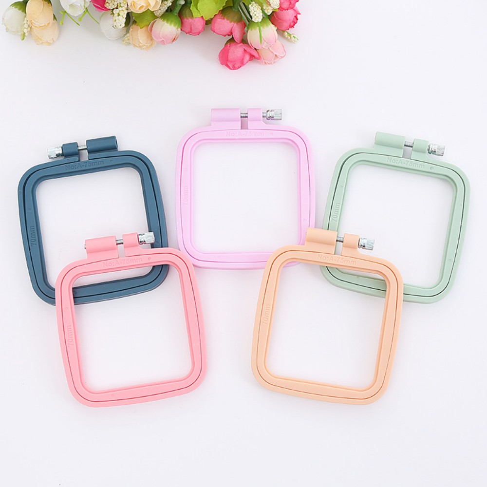 Oval/Square Plastic Embroidery - đánh giá và giá Embroidery Hoop Square