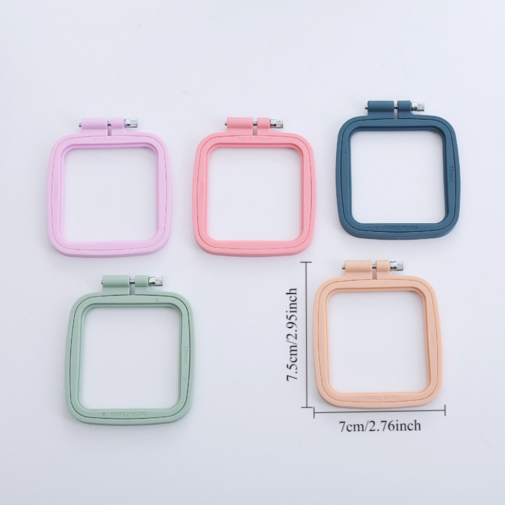 Oval/Square Plastic Embroidery - đánh giá và giá Embroidery Hoop Square