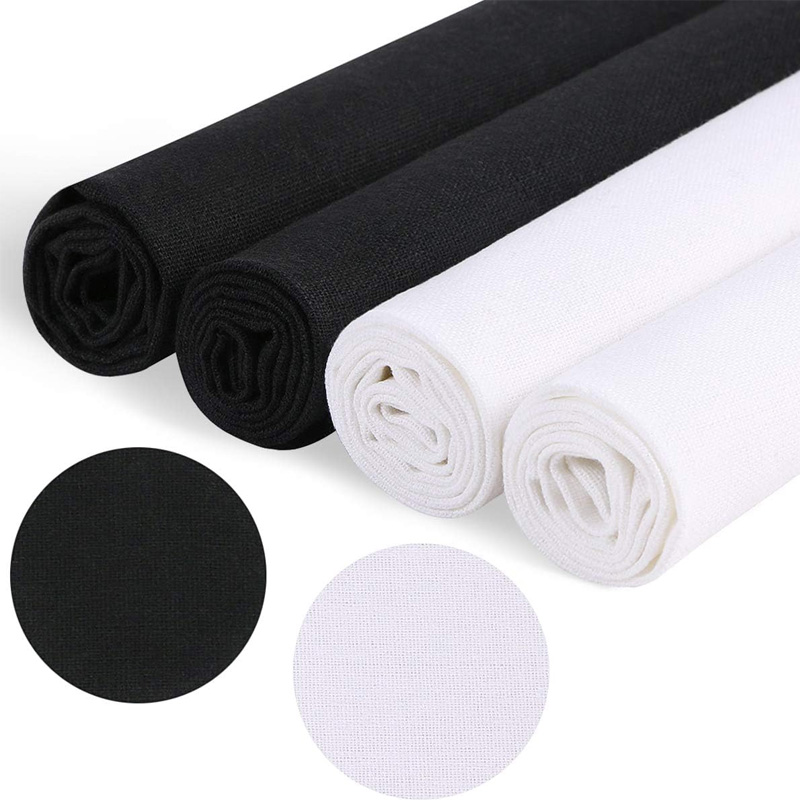 4 Pieces of Linen Fabric, Soli - đánh giá và giá Embroidery Canvas