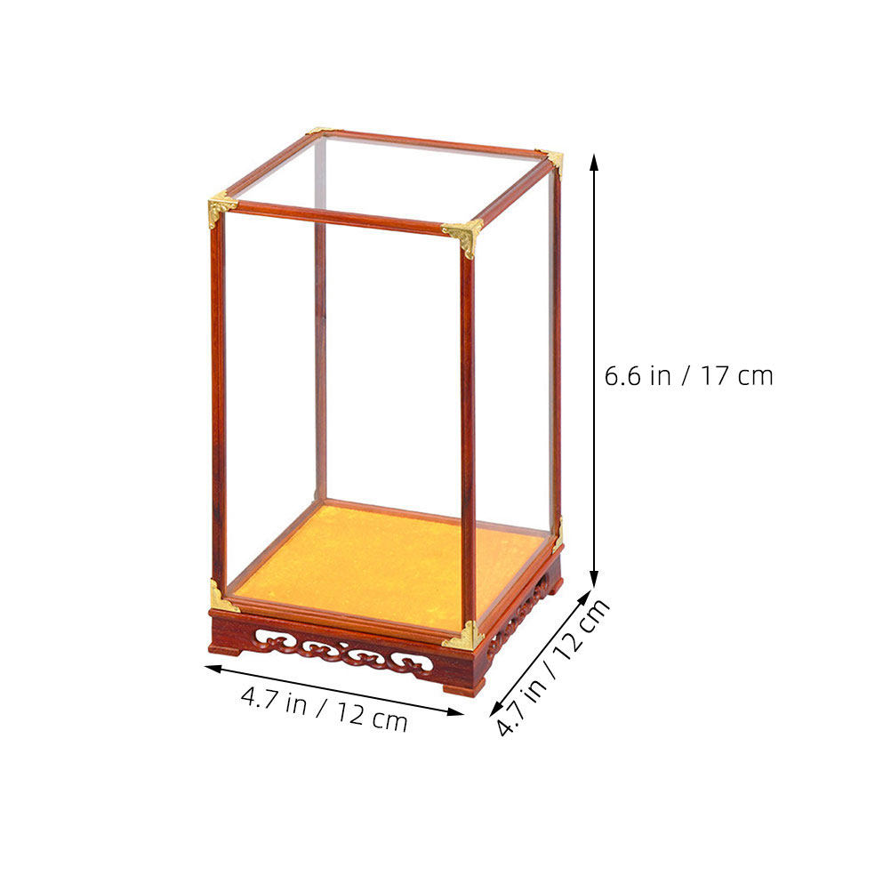 Glass Display Box Buddha Prote - đánh giá và giá Frame Display Wood