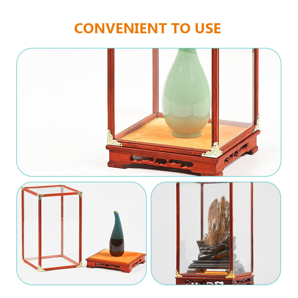 Glass Display Box Buddha Prote - đánh giá và giá Frame Display Wood