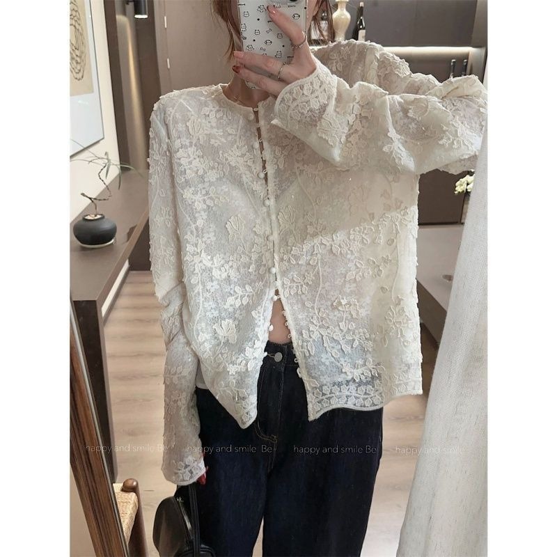 Fashion Embroidered Three-dime - đánh giá và giá Embroidery Cardigan