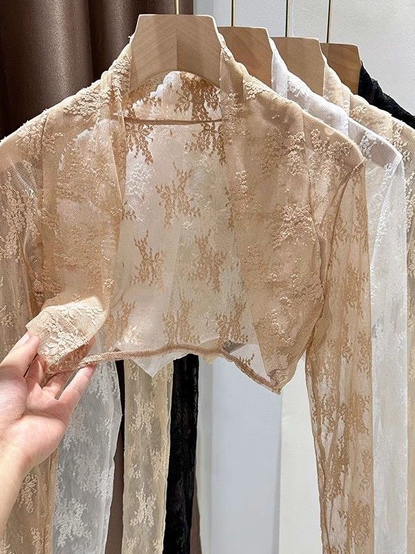2025 New Lace Embroidery Sun P - đánh giá và giá Embroidery Cardigan