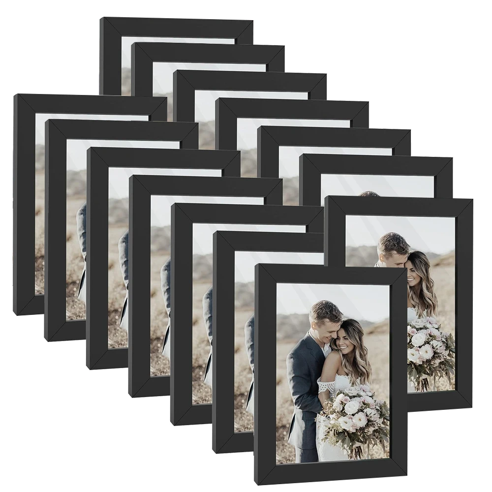4x6IN 14pcs/Set Picture Frames - đánh giá và giá Frame Display Wood