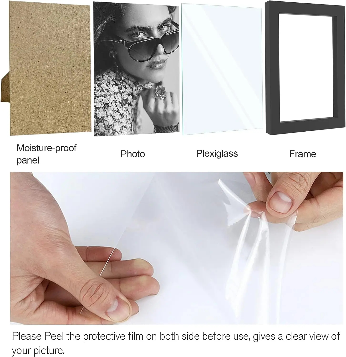 4x6IN 14pcs/Set Picture Frames - đánh giá và giá Frame Display Wood