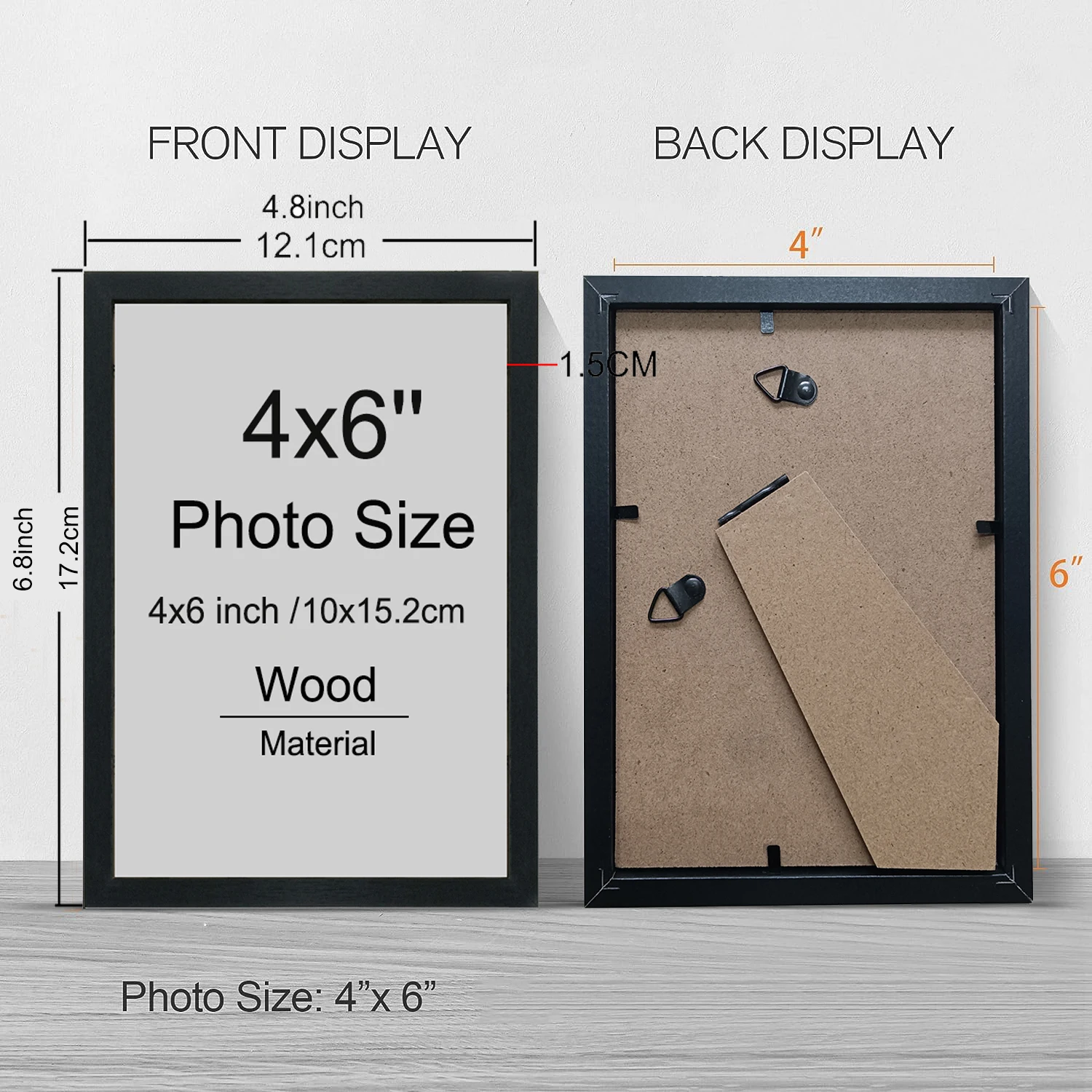4x6IN 14pcs/Set Picture Frames - đánh giá và giá Frame Display Wood