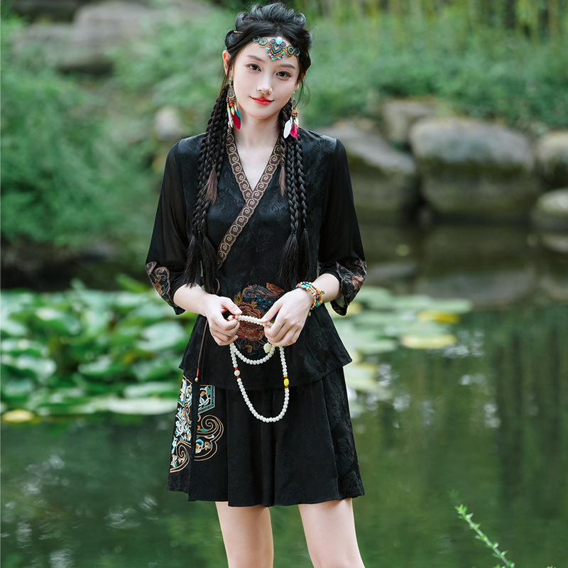 Ethnic Style Tang Suit Top A-L - đánh giá và giá Embroidery Cardigan