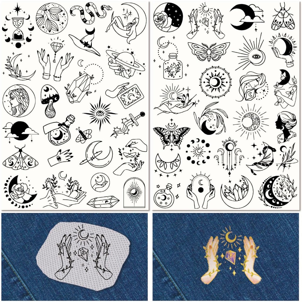 51Pcs Boho Moon Sun Water Solu - đánh giá và giá Embroidery Yarns