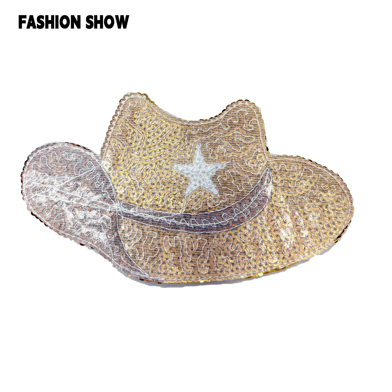 Cowboy Hat Sequin Embroidery P - đánh giá và giá Embroidery Tshirt